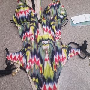 Folk Trikini Swimsuit